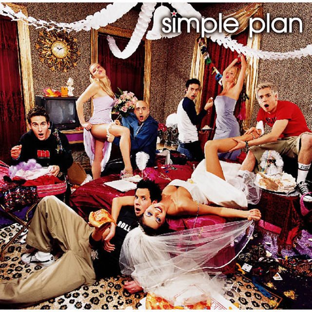 Cover album perdana Simple Plan, 'No Pads, No Helmets.......Just Balls' yang dirilis di tahun 2002.