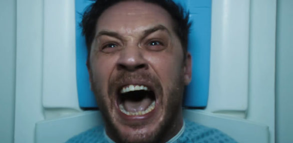 Adegan Tom Hardy di Venom. Screenshots YouTube